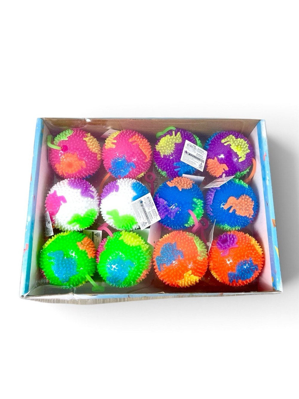 Multi-Color Dinosaur 🦖 Light Up Spiky Sensory Balls